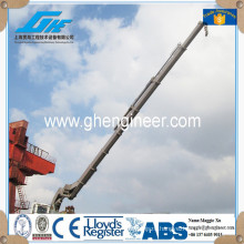 knuckle and telescopic boom offshore Marine ship deck dock Crane